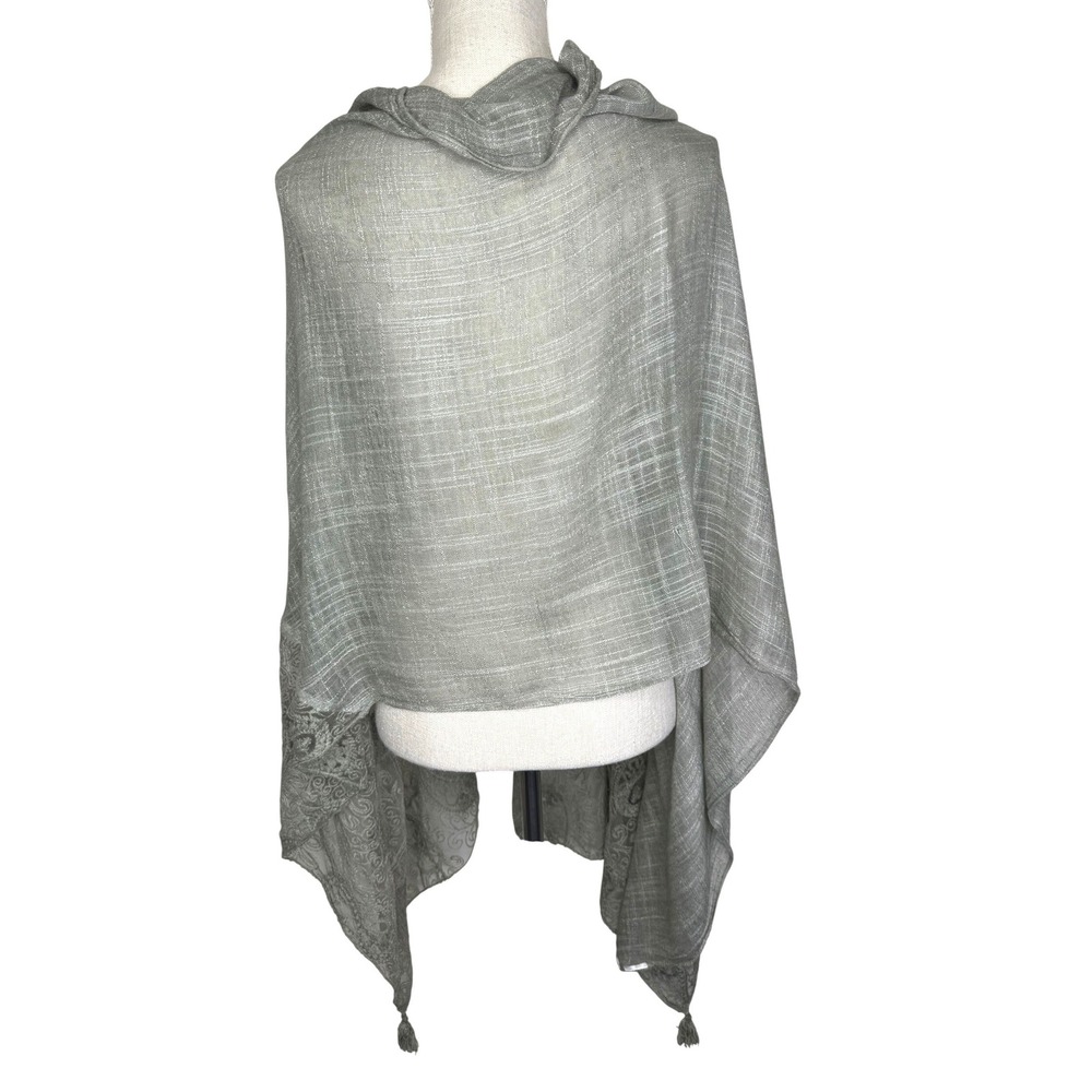 Crosstree Lane‎ Scarf/Shawl Green 26x80 - Picture 2 of 5